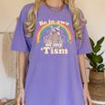 Autism Awareness Women's T-Shirt - Raccoon Meme Comfort Fit Violet