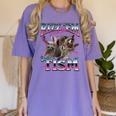 Autism Rizz Em With The Tism Meme Autistic Racoon Women's Comfort Colors T-Shirt Violet