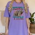 Autistic Racoon Meme Women's T-Shirt - Comfort Colors Violet
