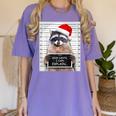 Christmas Raccoon Women's T-Shirt - Dear Santa Funny & Cozy Violet