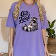Cute But Feral Panda Raccoon Costume Raccoon Trash Women's Comfort Colors T-Shirt Violet