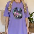 Ferret Women's T-Shirt | Moon Howling Design - Comfy Fit Violet