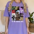 In My Feral Era Raccoon Women's T-Shirt | Funny Meme Style Violet