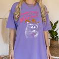 Raccoon Humor Women's T-Shirt - Comfort Colors Strawberry Jam Fun Violet