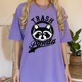 Raccoon Meme Comfort Tee | Cute Trash Panda Women's T-Shirt Violet