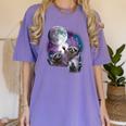 Raccoon Moonlight Women's Comfort Colors T-Shirt | Wildlife Fashion Violet