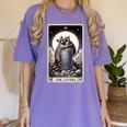 Raccoon Tarot Card The Lovers Raccoon Women's Comfort Colors T-Shirt Violet