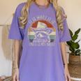 Raccoon Trash Panda Women's T-Shirt | Fun & Quirky Statement Violet
