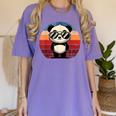 Retro Panda Sunglasses T-Shirt - BBQ & Pool Party Women's Tee Violet