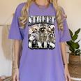 Retro Raccoon Summer Women's Tee | Unhinged & Feral Design Violet