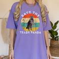 Save the Trash Panda | Retro Raccoon Women's T-Shirt - Vintage Appeal Violet