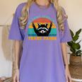 Trash Panda Raccoon T-Shirt - Women's Comfort Colors Violet