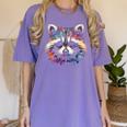 Watercolor Raccoon Women's T-Shirt - Modern Polyester, All Season Comfort Violet