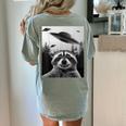 Alien UFO Raccoon Women's T-Shirt - Space-Themed Casual Wear Bay