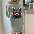 Cool Raccoon Women's T-Shirt | Comfy Back Print Design Bay
