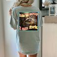 Ironic Raccoon Meme Women's T-Shirt - Comfort Colors & Quirky Vibe Bay
