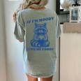 Moody Raccoon Women's T-Shirt - Fun Meme Design | Trash Panda Bay