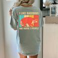 Raccoon Lover Introvert Unisex T-Shirt - Cozy Back Print Bay