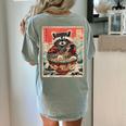Raccoon Ramen Anime Women's T-Shirt | Cute Japanese Back Print Bay