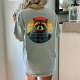 Raccoon-Themed Comfort Colors Women's T-Shirt | Unique Back Print Bay