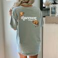 Raccoon Whisperer Women's T-Shirt - Cute Back Print for Animal Lovers Bay