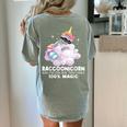 Raccoonicorn Raccoon Lover Women's T-Shirt – Fun Back Print Bay