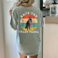 Save the Raccoon Retro Sunset Women's T-Shirt - Comfort Colors Bay