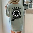 Trash Panda Raccoon Women's T-Shirt - Eco Meme Back Print Bay