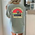 Trash Panda Raccoon Women's T-Shirt - Fun Back Print | Animal Lovers Bay
