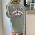 Watercolor Raccoon | Women's T-Shirt - Modern & Artistic Back Print Bay