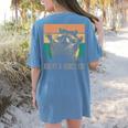 Adopt A Street Cat T-Shirt - Artsy Animal Back Print for Women Blue Jean