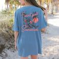 Feral Raccoon Summer Women's T-Shirt - Vacation Vibe Meme Apparel Blue Jean
