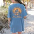 Out Of Breath Hiking Society Raccoon | Vintage Women's T-Shirt Blue Jean