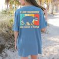 Raccoon Lover Introvert Comfort Colors Women's T-Shirt - Unisex Appeal Blue Jean