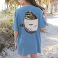 Raccoon Lover Women's T-Shirt - Animal Print | Comfort Colors Blue Jean