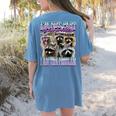 Raccoon Meme Women's T-Shirt - Humor & Comfort for Every Day Blue Jean