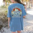 Raccoon Trash Panda T-Shirt - Women's Comfort Fit Back Print Blue Jean