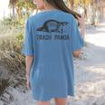 Raccoon Women’s Grey T-Shirt - Urban Animal Style | All-Season Blue Jean