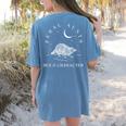 Racoon Cowboy Racoon Graphic Meme Men Women Women's Comfort Colors T-Shirt Back Print Blue Jean