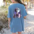 Rats Howling at Moon Women's T-Shirt | Comfort Colors Back Print Blue Jean