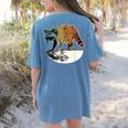 Retro Raccoon Women's T-Shirt | Vintage Style | Comfy Back Print Blue Jean