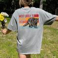 Adopt a Street Cat Tee | Funny Raccoon Lover's Women's Shirt Grey