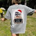 Dear Santa Raccoon Tee - Festive Humor Women's Comfort Shirt Grey