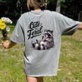 Feral Panda Raccoon Women's Comfort Tee - Cute Back Print Apparel Grey