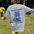 Moody Raccoon Women's T-Shirt - Fun Meme Design | Trash Panda Grey