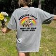Pocket Raccoon Comfort Colors Women's T-Shirt - Cute Forest Critter Design Grey