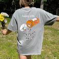 Raccoon Lover Women's T-Shirt - Happy Pills Back Print | Comfort Colors Grey