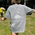 Racoon Cowboy Racoon Graphic Meme Men Women Women's Comfort Colors T-Shirt Back Print Grey
