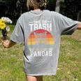 Retro Raccoon Women's T-Shirt - Save The Trash Pandas Design Grey