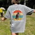 Save the Raccoon Retro Sunset Women's T-Shirt - Comfort Colors Grey